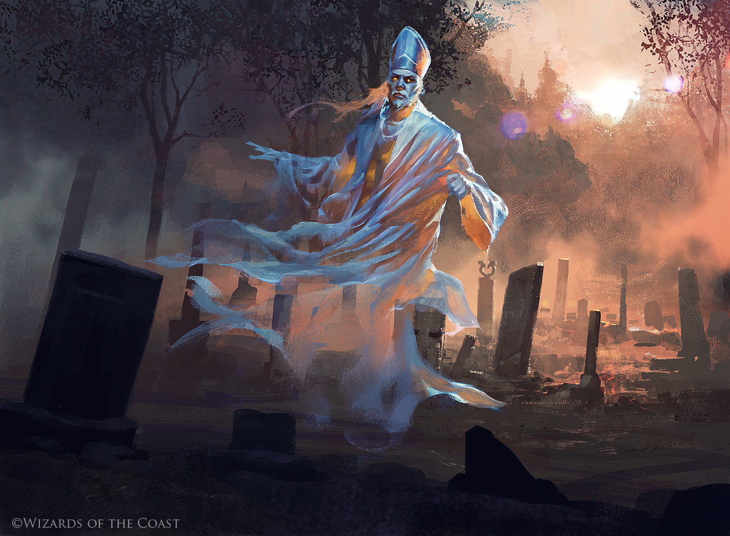 Remorseful Cleric - Core Set 2019 Art