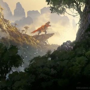 Rootbound Crag - Ixalan MtG Art