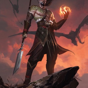 Sarkhan, Fireblood - Core Set 2019 Art