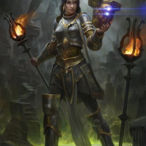 Elspeth, Knight-Errant (Mythic Edition) - Guilds of Ravnica MtG Art