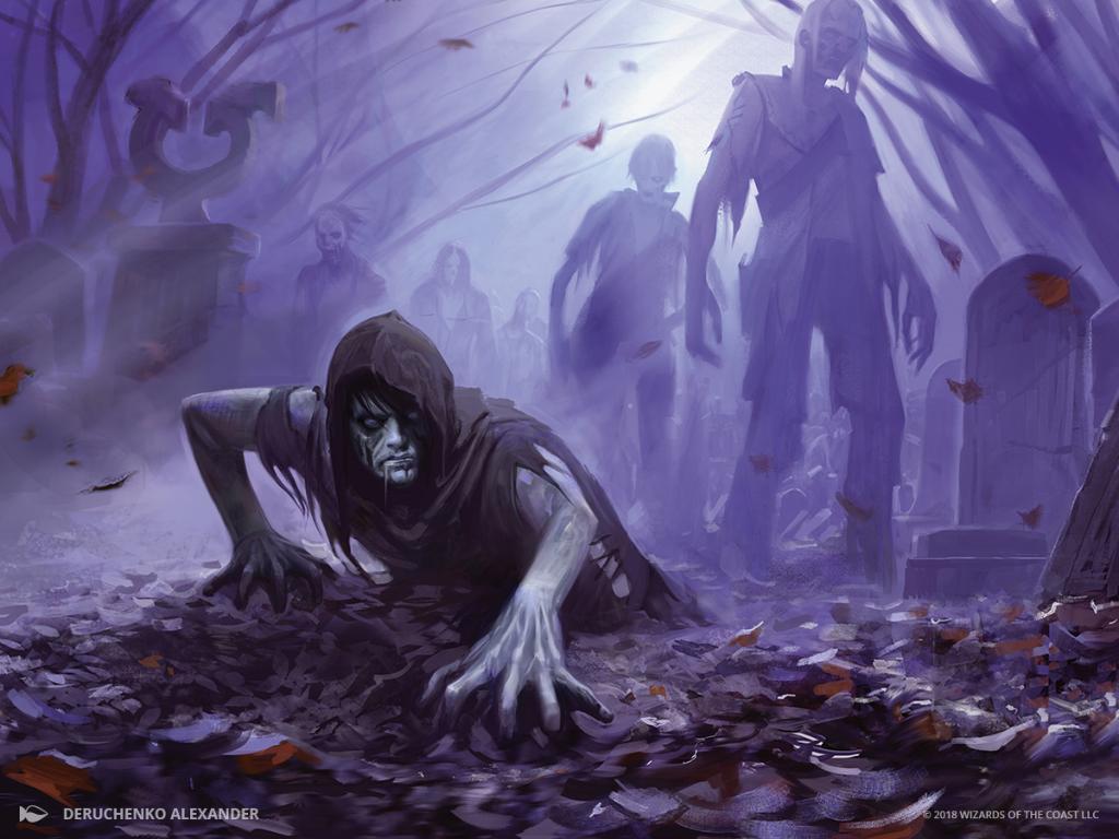 Entreat the Dead - Commander 2018 MtG Art