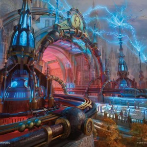 Izzet Guildgate - Guilds of Ravnica MtG Art