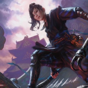 Yuriko, the Tiger's Shadow - Commander 2018 MtG Art