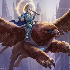 Azorius Skyguard - Ravnica Allegiance Art