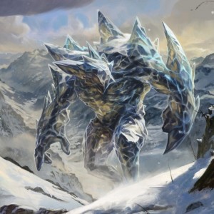 Icehide Golem - Modern Horizons MtG Art