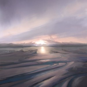 Snow-Covered Swamp - Modern Horizons MtG Art