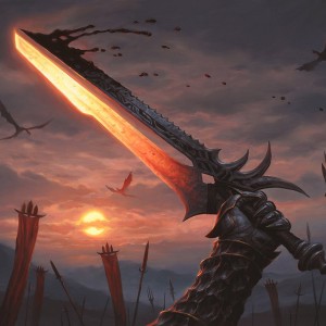 Sword of Sinew and Steel - Modern Horizons MtG Art