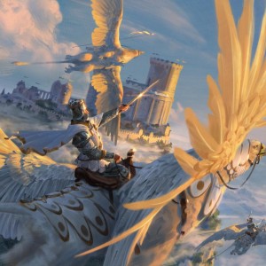 Silverwing Squadron - Throne of Eldraine MtG Art