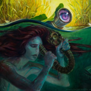 Sorcerous Spyglass - Throne of Eldraine MtG Art