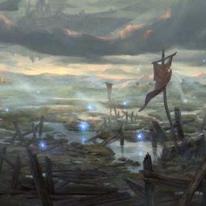 Swamp - Throne of Eldraine MtG Art