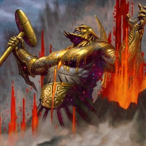 Purphoros, Bronze-Blooded - Theros Beyond Death Art