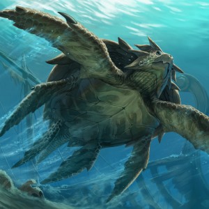 Riptide Turtle - Theros Beyond Death Art