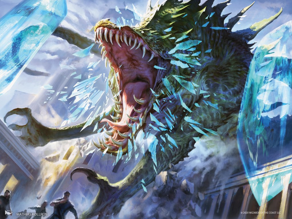 Barrier Breach - Ikoria MtG Art