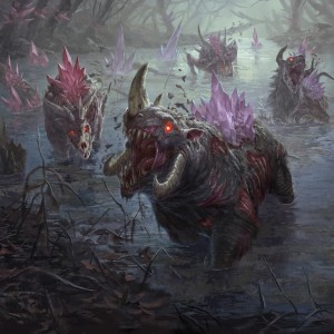 Dredge the Mire - Commader 2020 MtG Art