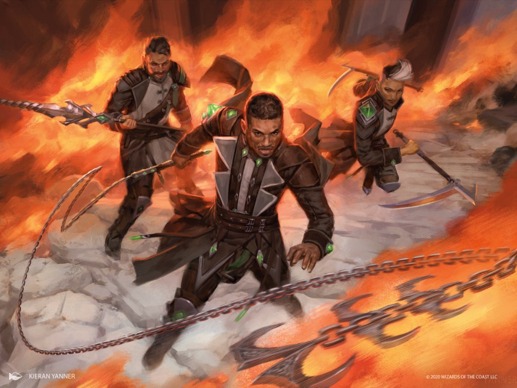 Fireflux Squad - Commader 2020 MtG Art