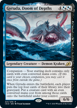 Gyruda, Doom of Depths MtG Art from Ikoria Set by Tyler Jacobson - Art ...