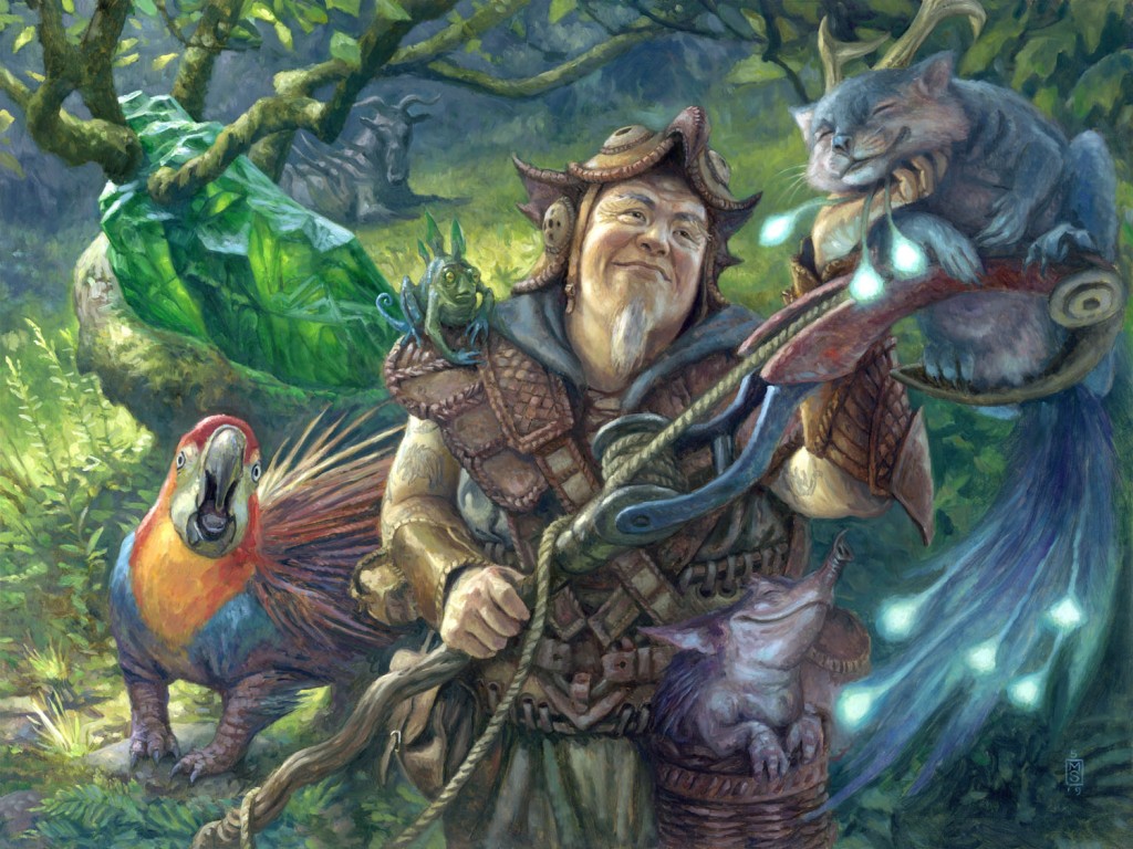 Humble Naturalist MtG Art from Ikoria Set by Matt Stewart - Art of ...