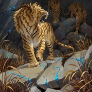 Huntmaster Liger - Ikoria MtG Art