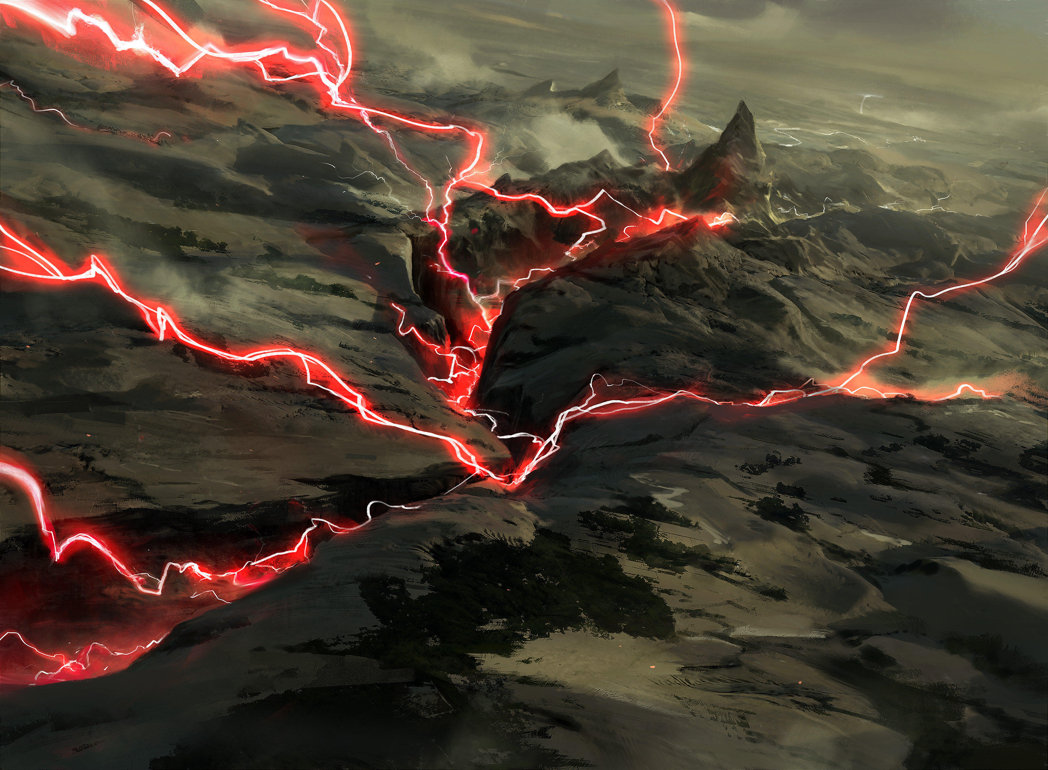 Lightning Rift - Commader 2020 MtG Art