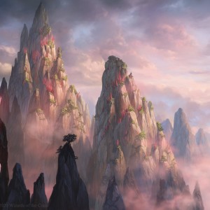 Mountain - Ikoria MtG Art