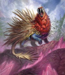 Porcuparrot MtG Art from Ikoria Set by Chris Seaman - Art of Magic: the ...