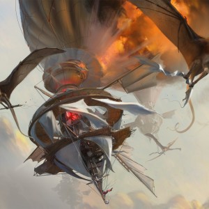 Shredded Sails - Ikoria MtG Art