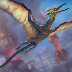 Wingfold Pteron - Ikoria MtG Art