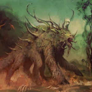 Boneyard Lurker - Ikoria MtG Art