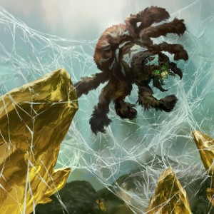 Glowstone Recluse - Ikoria MtG Art