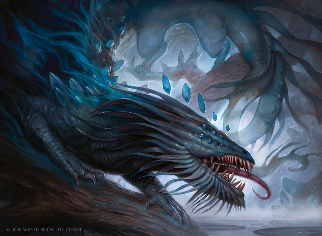 Slitherwisp - Ikoria MtG Art