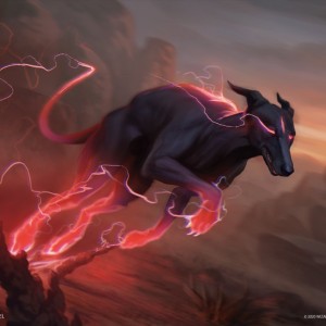 Bolt Hound - Core Set 2021 MtG Arts