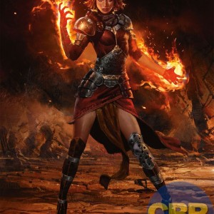 Chandra, Flame's Catalyst - Core Set 2021 MtG Art