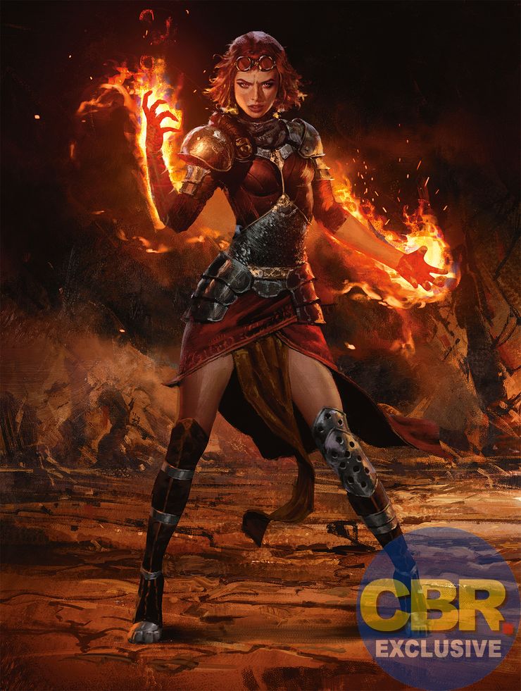 Chandra, Flame's Catalyst - Core Set 2021 MtG Art