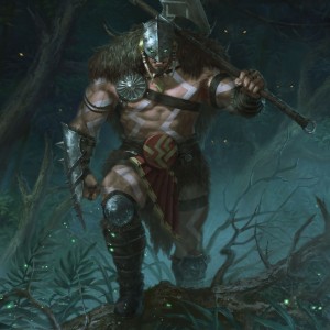 Garruk, Unleashed - Core Set 2021 MtG Arts