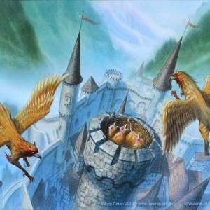 Griffin Aerie - Core Set 2021 MtG Art