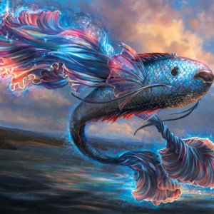 Mystic Skyfish - Core Set 2021 MtG Art