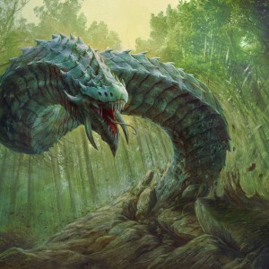 Predatory Wurm - Core Set 2021 MtG Art