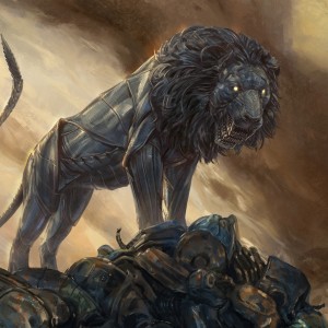 Sparkhunter Masticore - Core Set 2021 MtG Art