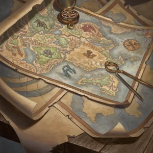 Expedition Map - Double Masters MtG Art