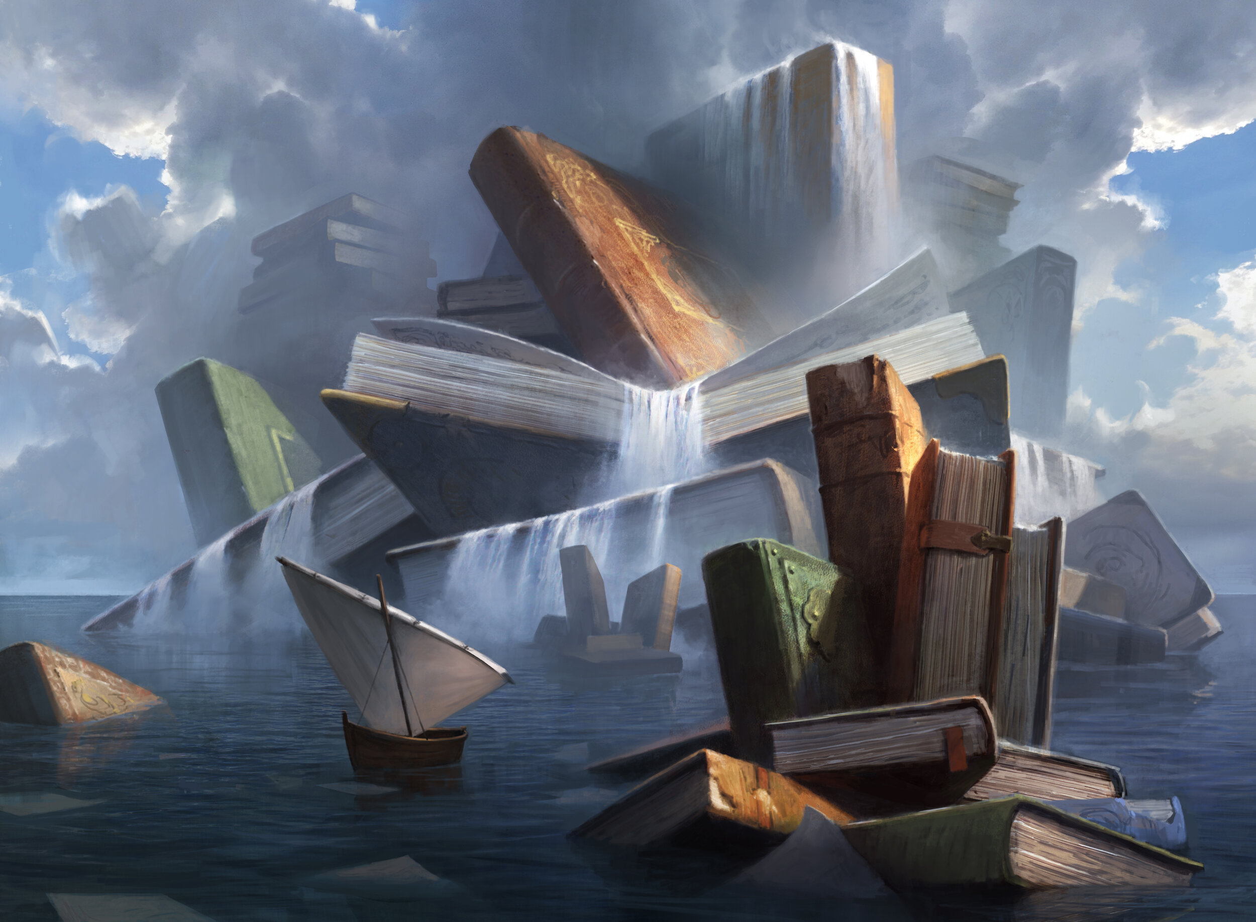 Island MtG Art from Jumpstart Set by Adam Paquette - Art of Magic: the ...