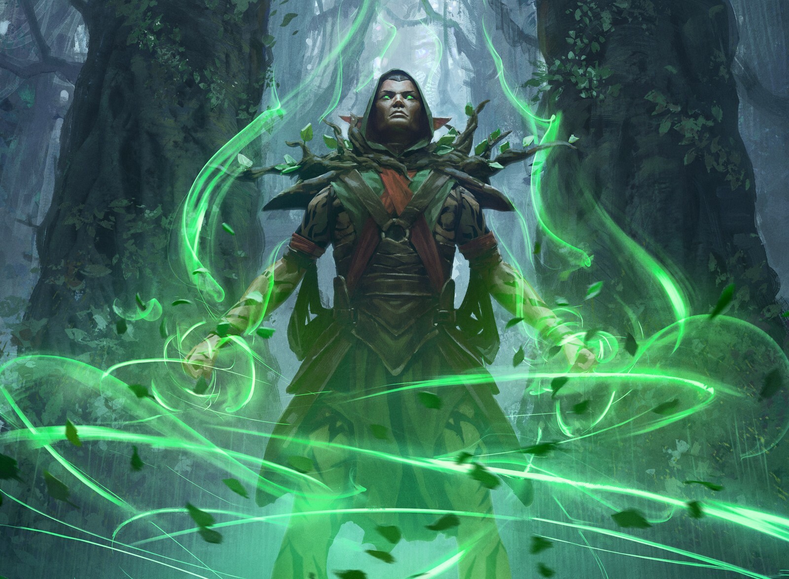 Llanowar Visionary - Core Set 2021 MtG Art