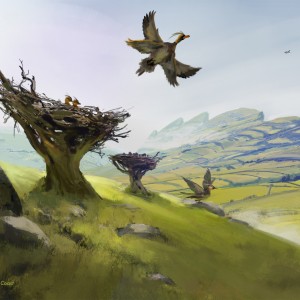 Plains 3 - Jumpstart MtG Art