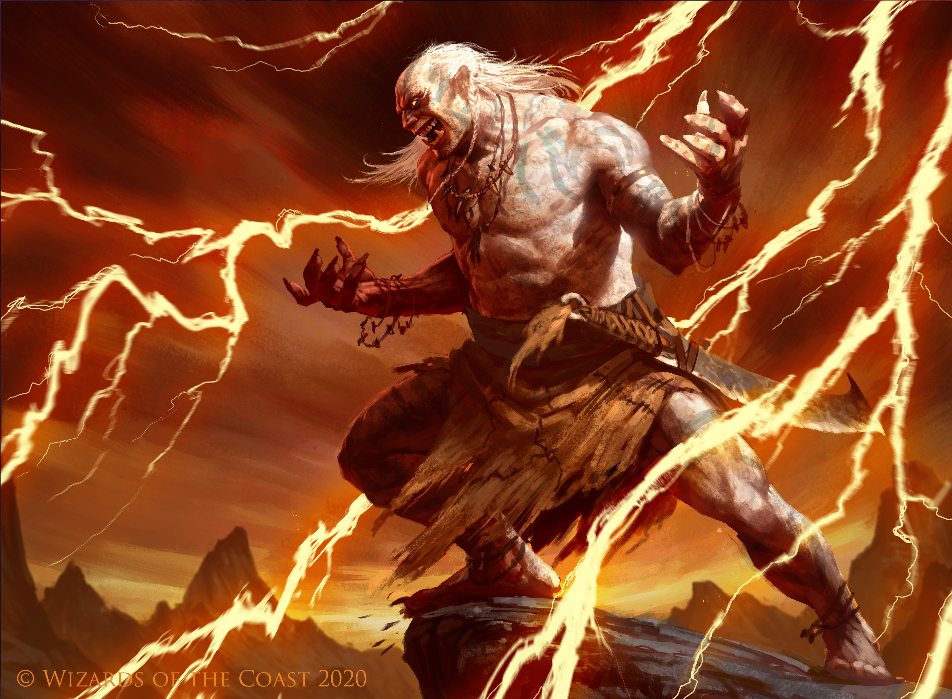 Storm Caller - Core Set 2021 MtG Art