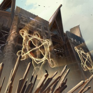 Warded Battlements - Core Set 2021 MtG Art