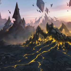 Crawling Barrens - Zendikar Rising MtG Art