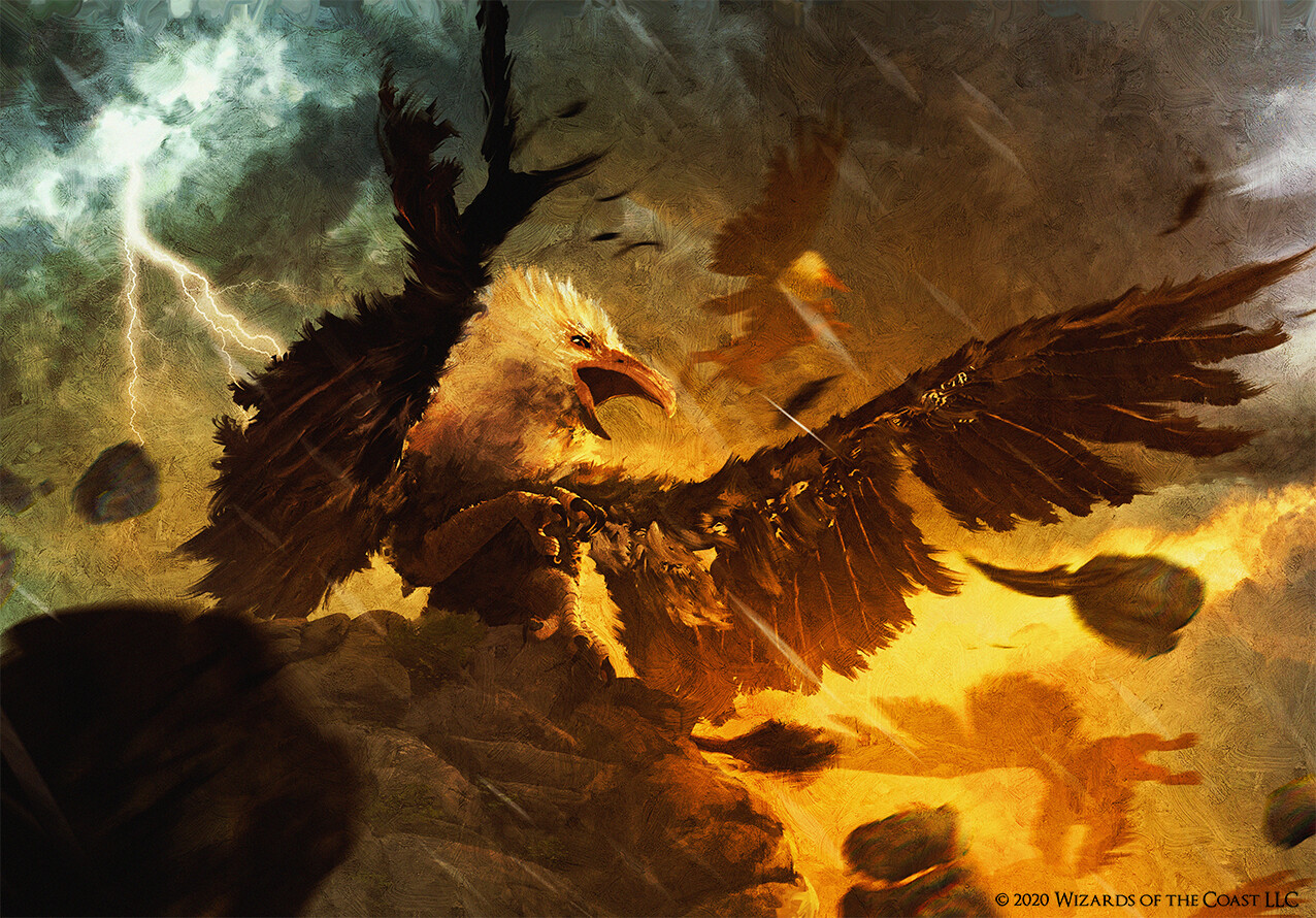 Fearless Fledgling Variant - Zendikar Rising MtG Art