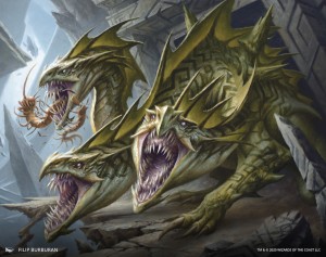 Grakmaw, Skyclave Ravager MtG Art from Zendikar Rising Set by Filip ...