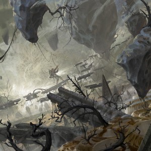 Grimclimb Pathway Regular - Zendikar Rising MtG Art