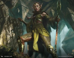 Nissa of Shadowed Boughs MtG Art from Zendikar Rising Set by Yongjae ...