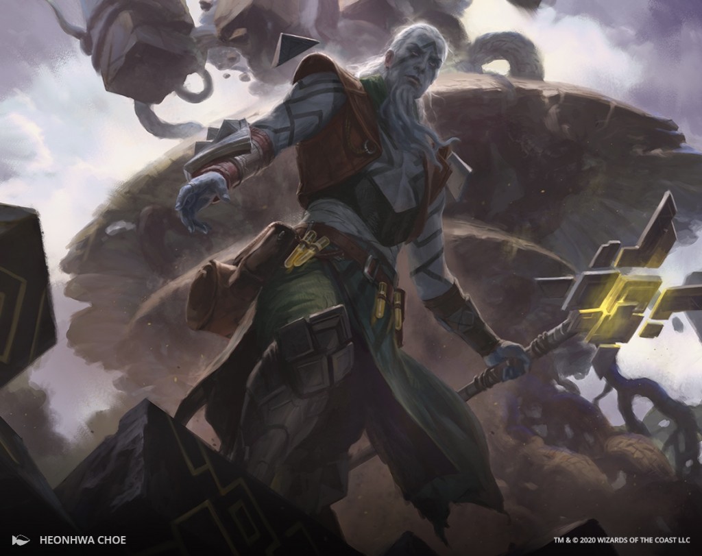 Orah, Skyclave Hierophant MtG Art from Zendikar Rising Set by Heonhwa 